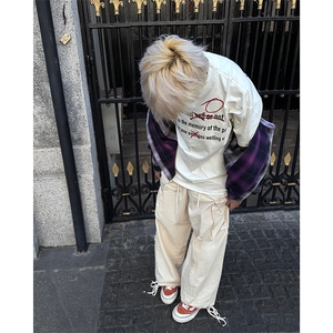 B221 美式ins街头hiphop休闲大口袋宽松工装裤 LK23121-P65 控88图片