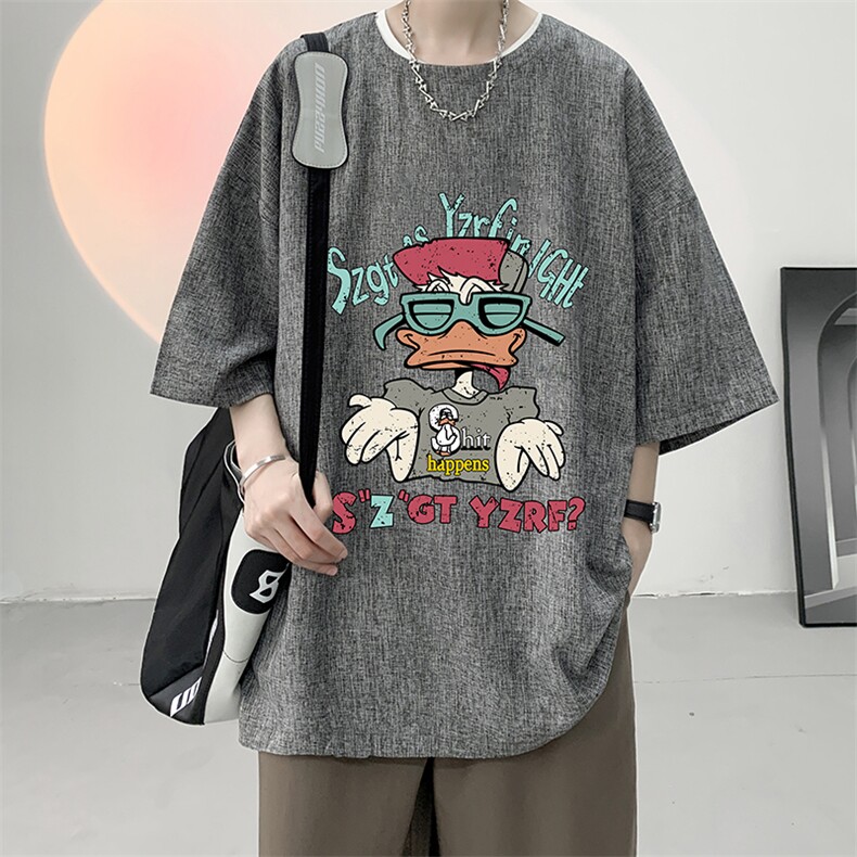 风复古亚麻短袖男棉麻t恤男半袖ZT71380-P35,男装T恤,电商A040