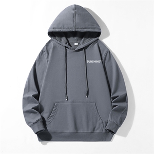 280克新情侣休闲运动连帽卫衣支持印花纯棉秋季17色M-5XL A8001图片
