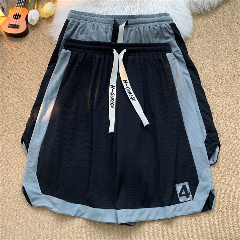 DSA028-DWK2304P35抖音品质冰丝冰感网眼短裤沙滩裤运动属性,男装牛仔裤,电商A028