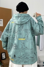 春季男女休闲2023青少年潮牌长袖时尚连帽套头港风卫衣W407-P58，男装卫衣，电商A441-1
