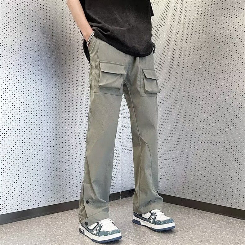 男春夏新款青少年时尚纯棉休闲裤B312P38图片