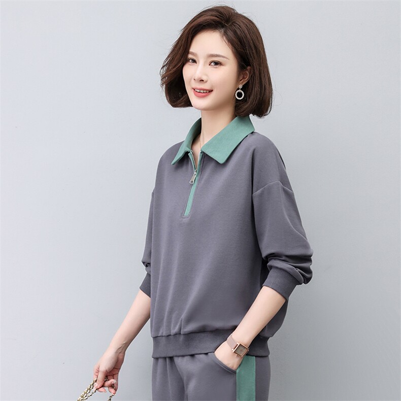春季新款时尚休闲女装卫衣宽松显瘦长袖上衣,女装卫衣/绒衫,悦见她