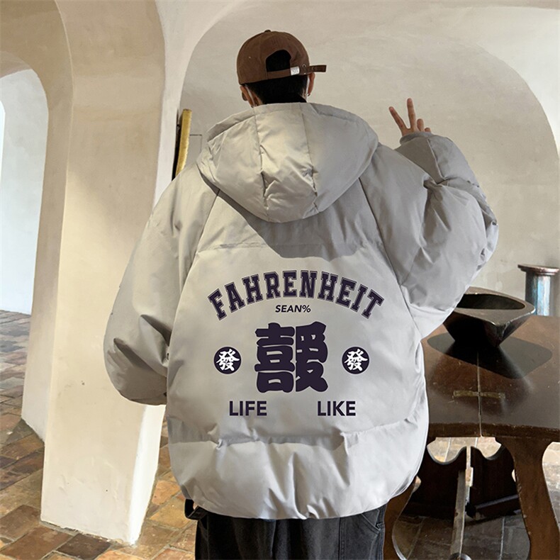 控128加绒面包服男大码羊羔毛棉衣男MY16256-P100图片