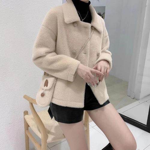 现货皮毛一体欧貂，女装，有声有色