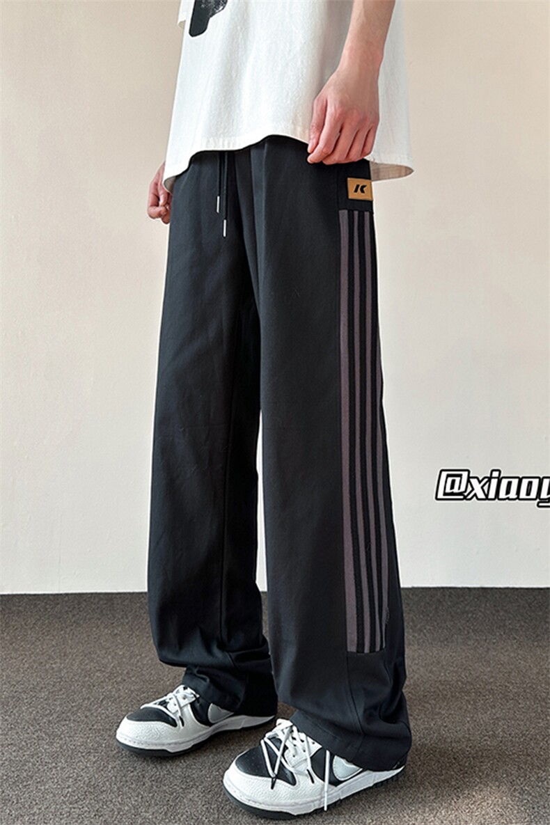 XZ616春夏季新款百搭竖条纹设计款卫裤休闲裤TY2443P55控68,男装休闲裤,星座512A（原616）