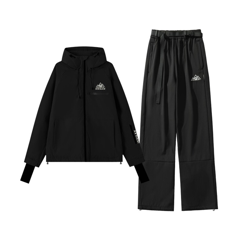 防水防风保暖滑雪服男女户外单板套装HF66+K1077J加绒-P240控388,男装棉衣,电商A001