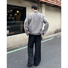 港风小众拼接设计感牛仔外套男春秋做旧水洗休闲夹克JK08856-P70，男装工装外套，星座308B-2