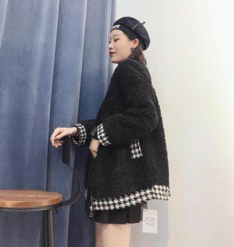 冬季新款欧版羊羔毛外套，女装，琼卿格