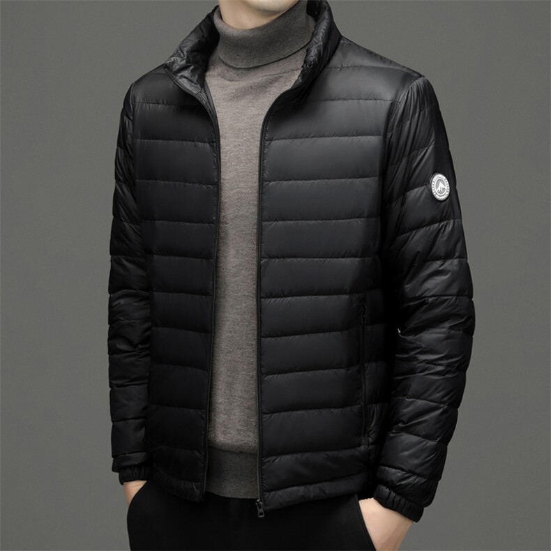 CR2250主推锦纶面料90鸭绒男士精品羽绒服简约常规基础款跑量,男装羽绒服,钱塘207-2