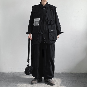 休闲马甲男 宽松工装百搭ins潮流机能风M101-P45图片
