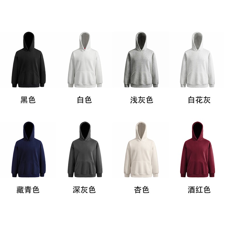 抖音得物二开26春装美式高街短款廓形连帽卫衣男女外套LM01,女装短外套,电商A486