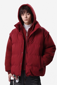 新款冬季羽绒棉服棉袄连帽假两件韩版宽松外套A436-2511-P85图片