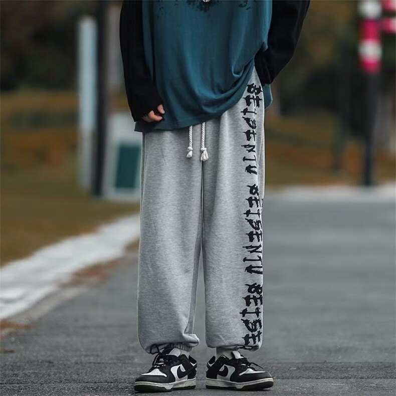 男秋季新款港风休闲裤CK94P40淘系控价59,男装休闲裤,星座1116-2