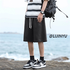 美式潮流百搭夏季短裤时尚宽松休闲运动五分裤XD1730-特批-27控48，男装牛仔裤，星座718