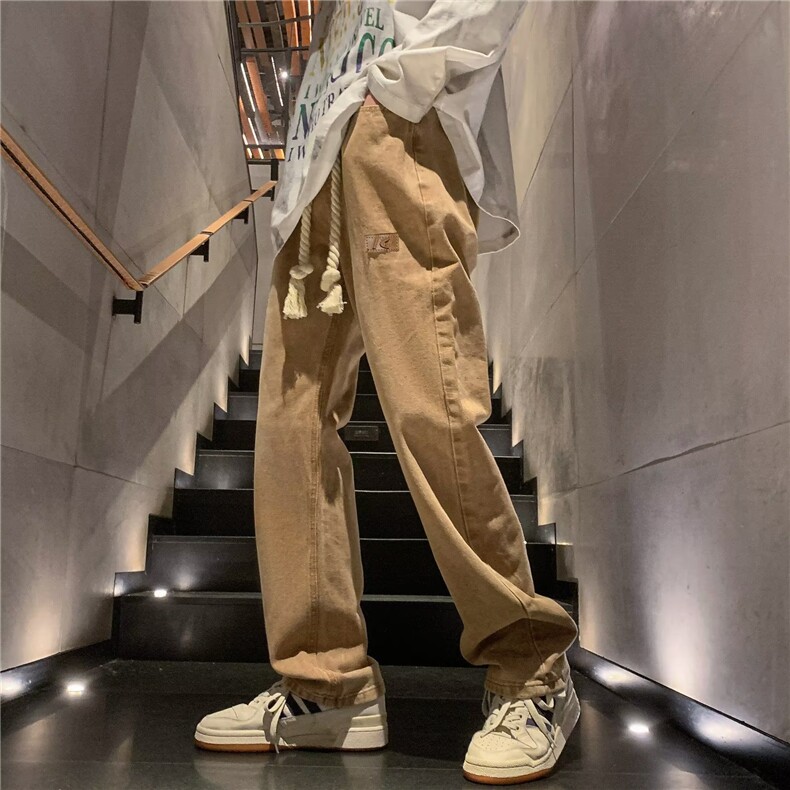 牛仔裤男春季潮大码休闲裤子高街KJ47P48,男装牛仔裤,星座1116-2