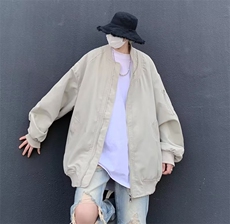 棒球服外套男女春季美式vintage潮牌复古宽松飞行员夹克HJ488-P65，男装夹克，星座1008-1