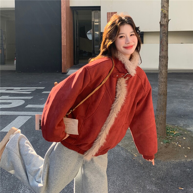主推款现货数据好买家秀已更红色拼接派克服902C282-996P255K388,女装派克服,2C282