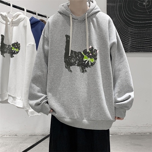 连帽卫衣男大码胖子帽衫大号运动服WY2413-P35图片