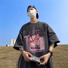 数据超好220克重磅美式潮牌短袖t恤T1195-P28直播有280克品质P35，男装T恤，电商A486
