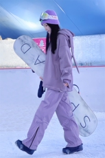 单双板防水男女银狐绒滑雪服衣裤套装M38+K1002J加绒P200控328，男装休闲套装，电商A001