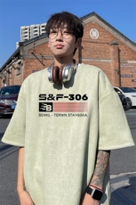 麂皮绒！重磅麂皮绒短袖t恤男JPDX185-特P19控38，男装T恤，电商B367