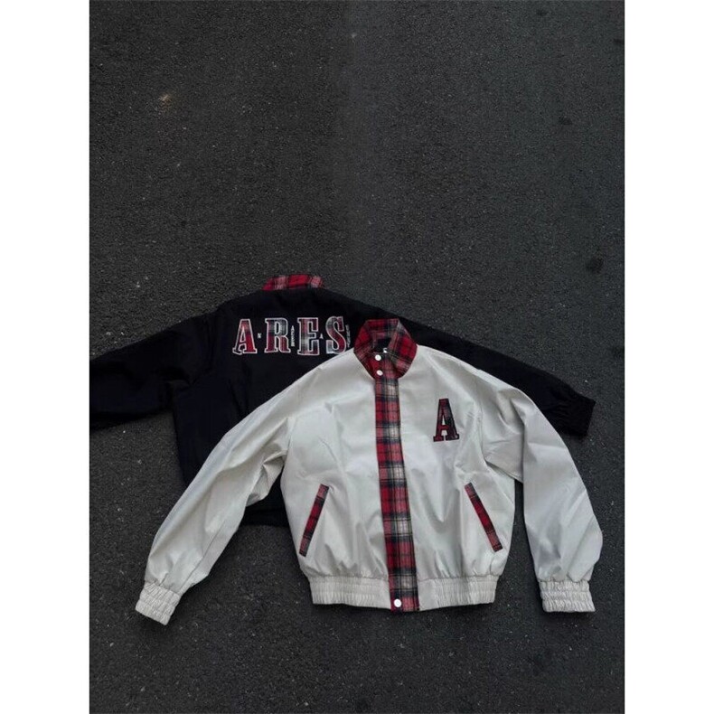 W9606-P70网图现货美式立领字母刺绣夹克休闲棒球服,男装夹克,星座1608-2