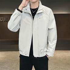 秋季新款夹克外套男春秋休闲百搭时尚立领男士夹克上衣N817-P80，男装夹克，星座310B-3