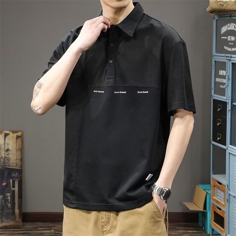 网络图现货夏季新款休闲Polo衫男士时尚短袖T恤R202-P48,男装T恤,星座1005-4