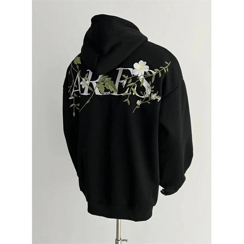 706-1-WY1234-P68春季潮新中式重工刺绣连帽卫衣情侣宽松外套,男装卫衣,星座706-1