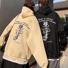 美式复古加厚卫衣男女秋冬情侣加绒连帽韩版宽松上衣W573-P47网图，男装卫衣，电商B245