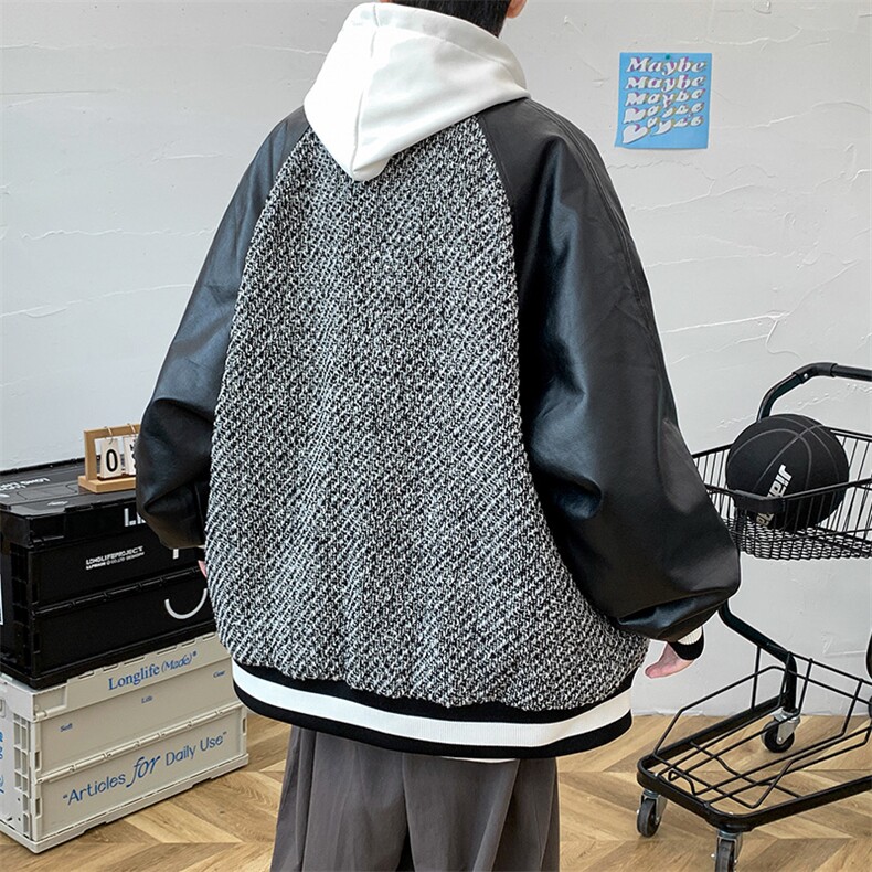 冬款加棉加厚棉服刺绣潮港风棒球服棉衣外套男士8126-P115控价158,男装棉衣,电商A441-1