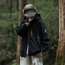 美式机能户外三防软壳冲锋衣外套男W5001P70，男装夹克，星座1116-2