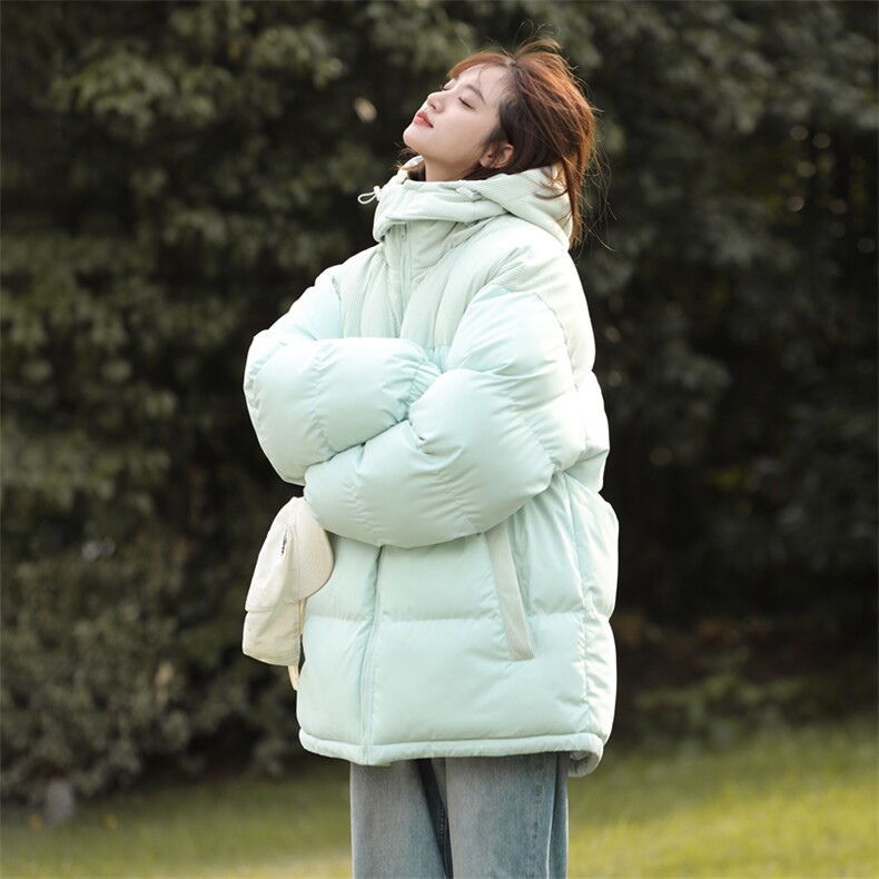棉服撞色拼接灯芯绒外套男生冬季棉衣情侣装棉袄子M810-P85,男装棉衣,星座308B-2