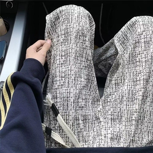 灯芯绒斑点加绒裤子男春秋新款美式复古慵懒风垂感休闲宽松直筒裤图片