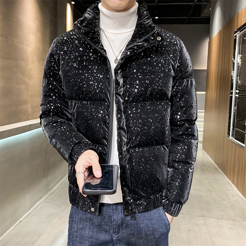 312A-5-602-P128冬季新款男士韩版棉衣立领加厚潮流棉服A,男装棉衣,星座312A-5