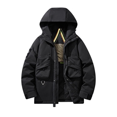 冬季户外冲锋加厚石墨烯棉衣高阶机能三防连帽登山棉服2353R-P88，男装棉衣，星座1403A