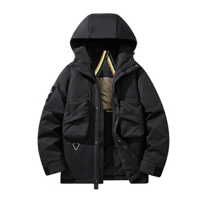 冬季户外冲锋加厚石墨烯棉衣高阶机能三防连帽登山棉服2353R-P88图片