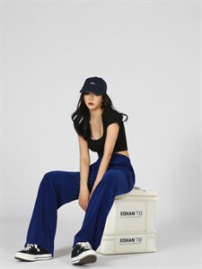 秋冬季拖地裤 直筒欧绒X715 2203 P40 控60，男装休闲裤，星座715