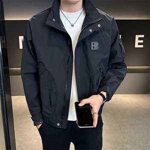 潮牌痞帅工装外套男2026新款潮流短款夹克衣服男款男士春秋款上衣图片