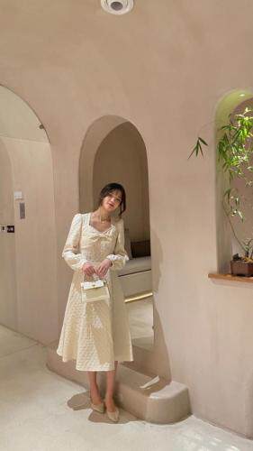 秋装新款款连衣裙精致款m-4xL，女装连衣裙，董与陈