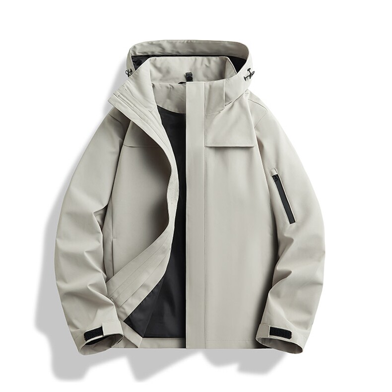 新款男女高品质户外登山服青少年学生冲锋衣夹克外套HS6606,男装夹克,星座1206（原A206）