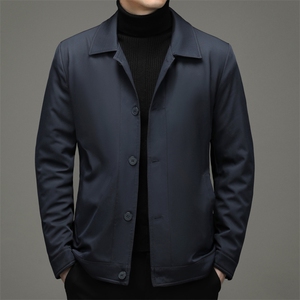 BNF18805钱塘2020-2冬季加绒加厚男士基础款夹克数据好P90,衣服店搭配视频陈列图片