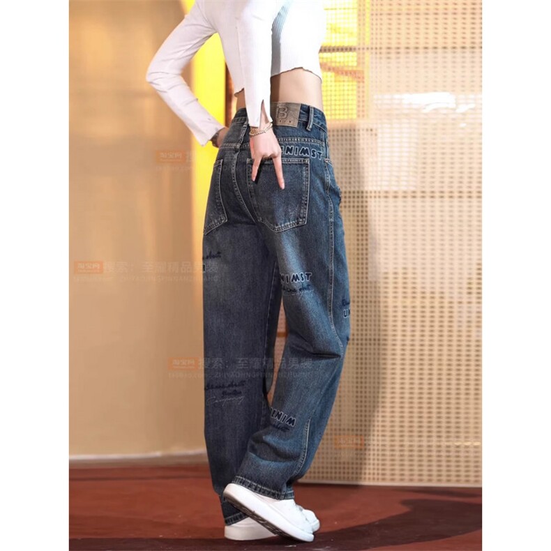 1506-1/KT12721/P56冬新款宽松工装多口袋牛仔裤男美式重磅潮牌,男装牛仔裤,星座1506-1
