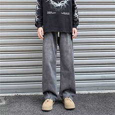 牛仔裤男美式潮牌宽松直筒休闲牛仔裤NJ580-P50，男装牛仔裤，星座1001-1