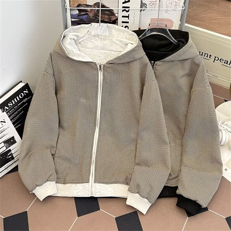 1506-1/WY1891/P59新款卫衣港风宽松简约连帽卫衣开衫男女同款,男装卫衣,星座1506-1