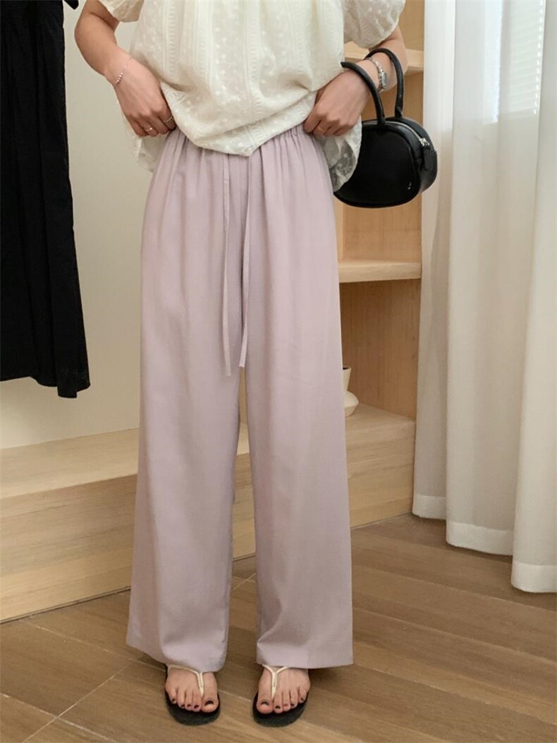 夏季新款阔腿裤～，其它，三文鱼