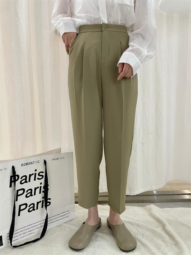 现货夏季百搭显瘦萝卜裤，其它，歆座 XINZUO