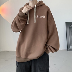 连帽卫衣男大码运动服帽衫外套WY2098-P35加绒款-P40，男装卫衣，电商A040