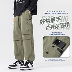 现货美式工装裤冲锋裤男户外机能风登山运动裤休闲裤AK0256-P50，男装工装外套，星座308B-2